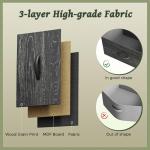 63-Inch Charcoal Black Dresser with 9 Drawers