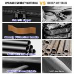 GOVEYONY Under Bed Storage with Wheels 2-Pack, 75L XXL Under the Bed Storage Containers Large, 12" Tall Adjustable Storage for Underbed with Lids, Rolling for Clothes, Shoes, Blankets (Black)