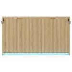 SOFTSEA Horizontal Murphy Bed Twin XL, Hideaway Wall Bed with LED Lights, can be Folded into Cabinet, Twin Murphy Bed Cabinet Space-Saving for Guest Room Bedroom or Home Office, Natural