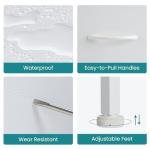 7-Drawer Fabric Dresser with Wooden Top