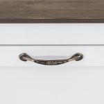 TEVUTEVU Twin Size Murphy Bed with LED Lights, Foldable Wall Bed Frame，Cabinet Hidden Bed for Small Spaces, Studio, Guest Room，Space-Saving (White, Twin)