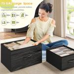 Black Dresser with 12 Drawers and LED Lights