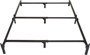 King-Size Metal Bed Frame with 9-Leg Support