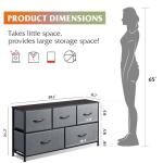 WLIVE 5-Drawer Bedroom Storage Chest