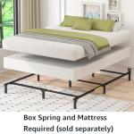 King-Size Metal Bed Frame with 9-Leg Support