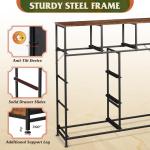 WLIVE 9-Drawer Tall Fabric Dresser for Storage