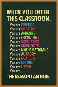 Welcome Classroom Affirmation Poster 12x18