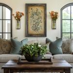 Modern Metal Candle Holder Wall Sconces - Set of 2