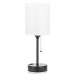 3-Color Temperature Small Bedside Lamps with USB Ports
