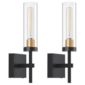 Remote-Controlled Wireless Wall Sconces Set of 2