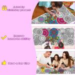 Jumbo Mandala Coloring Poster for Kids’ Wall Decor