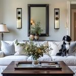 Modern Metal Candle Holder Wall Sconces - Set of 2