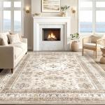 Washable Soft Vintage 5x7 Area Rug