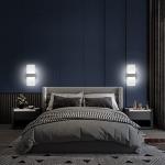 Modern LED Wall Sconces 4 Pack for Bedroom