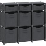 Dark Grey Cube Storage Organizer with Bins