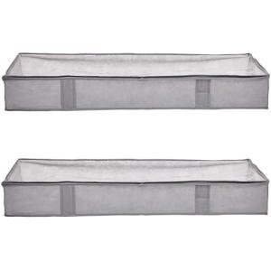 Under Bed Storage Bags with Zipper and Window