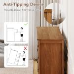 3-Piece Farmhouse Bedroom Furniture Set with Dresser and Nightstands