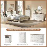 Rustic 3-Piece Farmhouse Bedroom Furniture Set