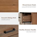 3-Piece Farmhouse Bedroom Furniture Set with Dresser and Nightstands