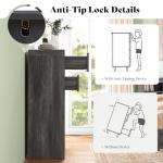 Stylish 4-Piece Black Bedroom Furniture Set