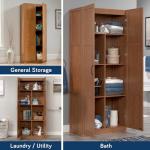 Sauder Select Storage Cabinet in Highland Oak