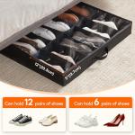 Lifewit Under Bed Shoe Storage, 2-Pack