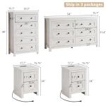 4-Piece Rustic Farmhouse Bedroom Furniture Set