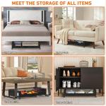 Wheeled Under Bed Storage Bins with Dividers