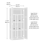 Sauder Select Storage Cabinet in Highland Oak