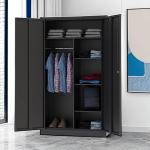 Letaya 72'' Metal Storage Locker with Locking Door