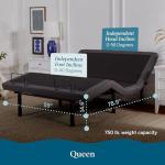 LUCID L300 Adjustable Full Bed Frame with Remote