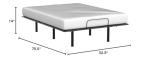 Lucid L150 Adjustable Bed Base with Wireless Remote