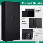 Letaya 72'' Metal Storage Locker with Locking Door
