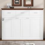 Twin Size Foldable Murphy Bed with Storage