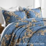 Cinefoso Queen Size Cotton Floral Quilt Set