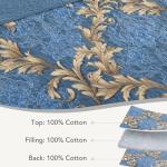 Cinefoso Queen Size Cotton Floral Quilt Set