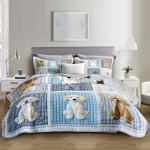 Cute Dog Quilt Set for Queen Bed