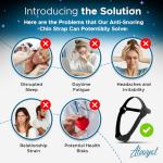 Anti-Snoring Chin Strap for Sound Sleep