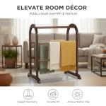 Stylish Blanket Rack and Quilt Display Stand