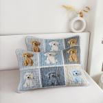 Cute Dog Quilt Set for Queen Bed