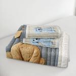 Cute Dog Quilt Set for Queen Bed