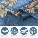 Cinefoso Queen Size Cotton Floral Quilt Set