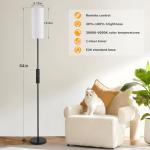 Modern 64" Floor Lamp with Remote Control