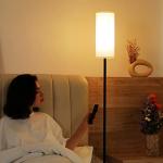 Modern 64" Floor Lamp with Remote Control