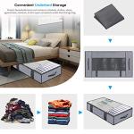 Foldable Underbed Storage Bags with Clear Window