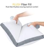 Queen Size Cooling Gusseted Pillows - Set of 2