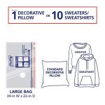 4 Large Vacuum Storage Bags for Bedding and Clothes