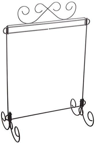 Gray Metal Stand for Bedroom Decor, 12" x 14