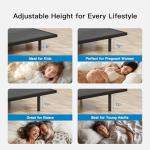 Adjustable Queen Bed Frame with Massage & Lights