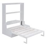 Merax Queen Size Murphy Bed with Sofa, White